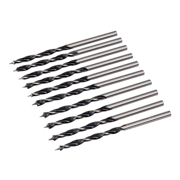 Silverline Lip & Spur Drill Bits 3mm 10pk 612120