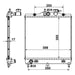 NRF Radiator 53489 NRF  - Dynamic Drive