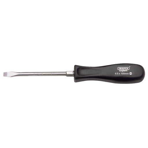 Draper Plain Slot Mechanic's Screwdriver, 6 x 100mm 19529 Draper  - Dynamic Drive