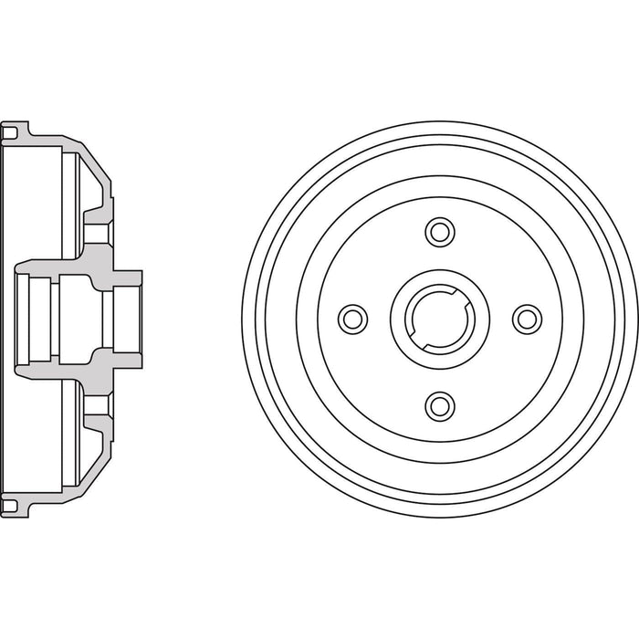 Apec Brake Drum Rear Fits Opel Corsa Tigra Vauxhall Nova