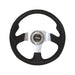 340mm Leather 3 Spoke Sports Steering Wheel M Range Silver Centre M34M311S Mountney Classic  - Dynamic Drive