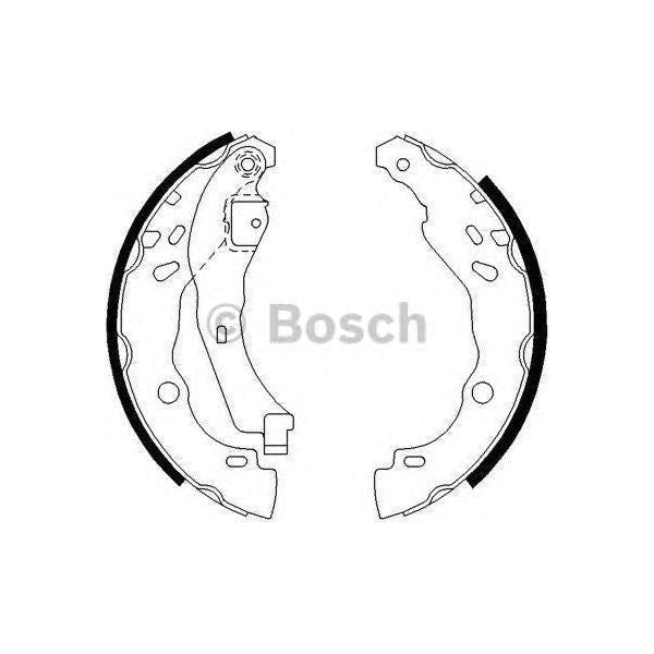 Genuine Bosch Brake Shoe Bs862 0986487627