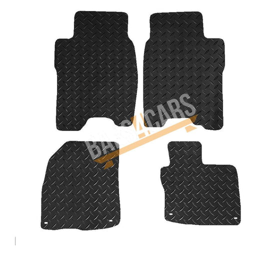 Tailored Rubber Mats fits Honda Civic 08-12 3&5 Door + Clips 2008 2009 2010 2011 UKB4C  - Dynamic Drive