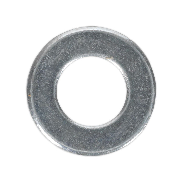 Sealey Flat Washer DIN 125 M8 x 17mm Form A Zinc Pack of 100 FWA817