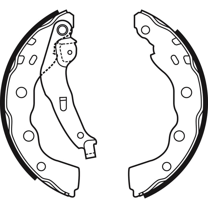 Apec Brake Shoe Rear Fits Mitsubishi Carisma Space Star