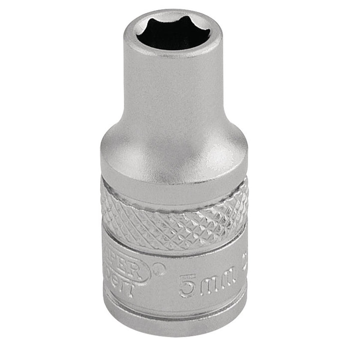 Draper Socket, 1/4" Sq. Dr., 5mm 16508 Draper  - Dynamic Drive