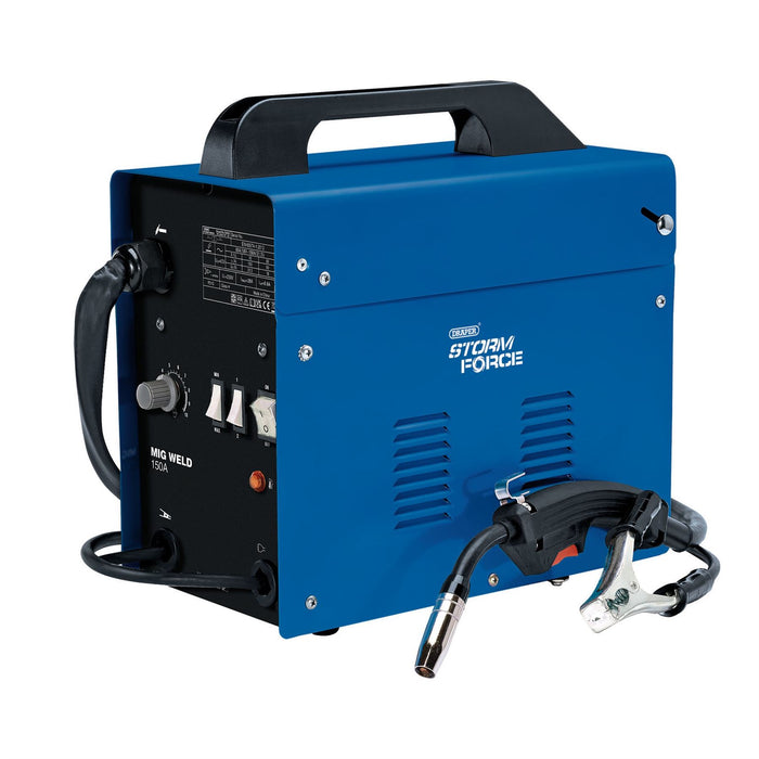 Draper Storm Force Gasless MIG Welder, 150A 70050