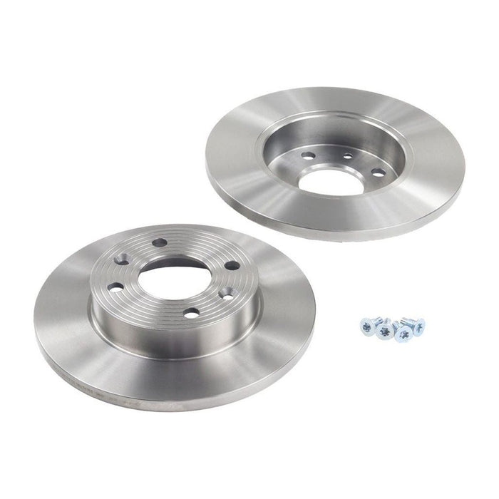 Bosch Brake Discs Pair fits Renault Clio - 1.2 - 00-13 0986478105