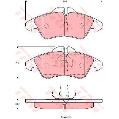 Genuine TRW Brake Pads (Front) (R90) GDB1220