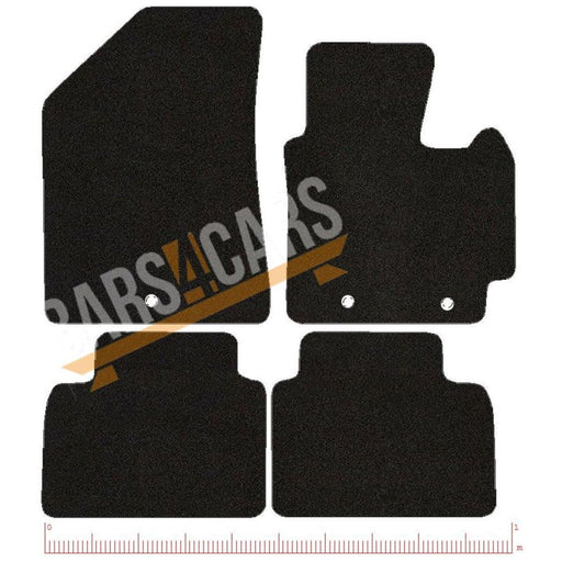 Tailored Orange Trim Carpet Mats fits for Kia Soul 14-18 + Clips 14 15 16 17 18 UKB4C  - Dynamic Drive