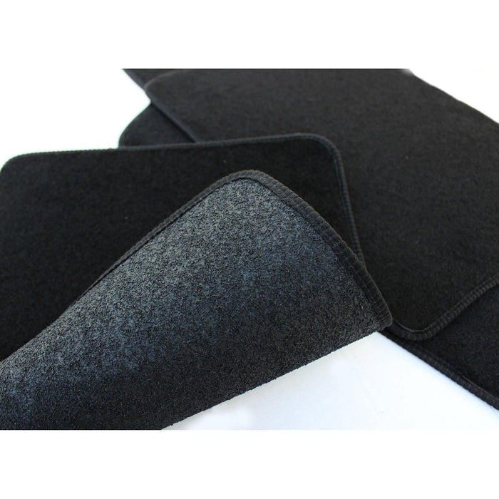 Tailored Logo Velour Carpet Floor Mats for Skoda Fabia I 1999-2007 4PCS UKB4C  - Dynamic Drive