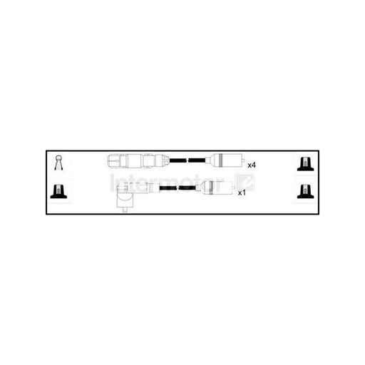 Intermotor Ignition Lead 73704 Intermotor  - Dynamic Drive