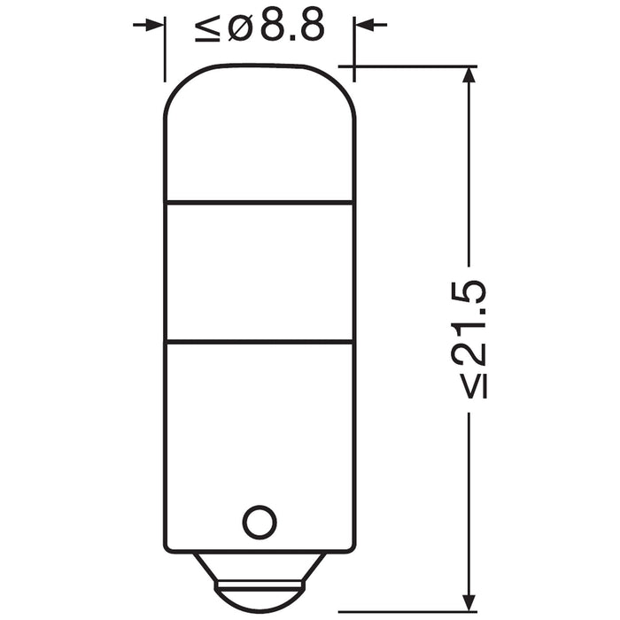 OSRAM LEDriving® SL, T4W, White 6000K, LED signal lamps, Off-road only Osram  - Dynamic Drive