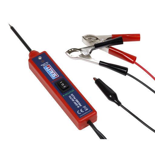 Sealey 6-24V Automotive Probe Plus Circuit Electrical Tester Power Alarm Sealey  - Dynamic Drive