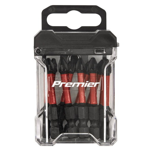 Sealey Pozi #2 Impact Power Tool Bits 50mm 10pc AK8275 Sealey  - Dynamic Drive