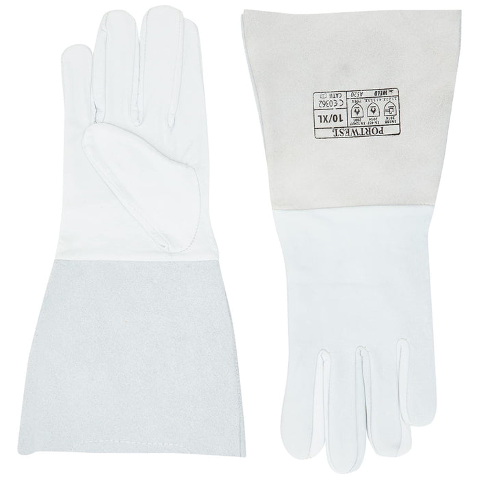 Portwest Premium Tig Welding Gauntlets - Grey - X Large