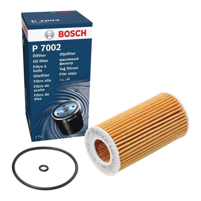 Genuine Bosch Car Oil Filter P7002 fits Vauxhall Zafira DTi - 2.0 - 00-05 145743