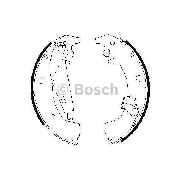 Genuine Bosch Brake Shoe Bs582 fits Renault Trafic T900 - 2.1 - 94-98 0986487332