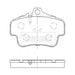 Genuine Borg & Beck Rear Brake Pads fits Porsche 911 997 0412 BBP2472 Borg & Beck  - Dynamic Drive