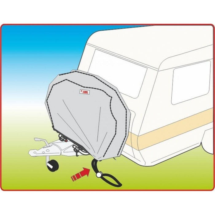 Fiamma Bike/Cycle Cover For Caravan 2 Bikes tow bar hitch front 08208C01