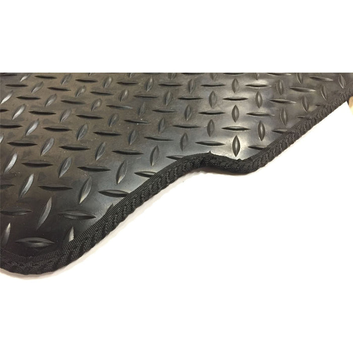 Fully Tailored Black Rubber Car Mats for Citroen C5 08 ON Set of 3 With 4 Clips UKB4C  - Dynamic Drive