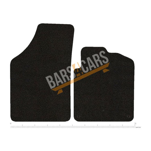 Fully Tailored Black Carpet Car Mats for Peugeot Rcz Set of 2 With 4 Clips UKB4C  - Dynamic Drive