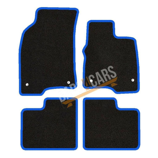 Tailored Blue Trim Carpet Mats for Fiat Panda 15-18 + Clips 2015 2016 2017 2018 Town Parts  - Dynamic Drive