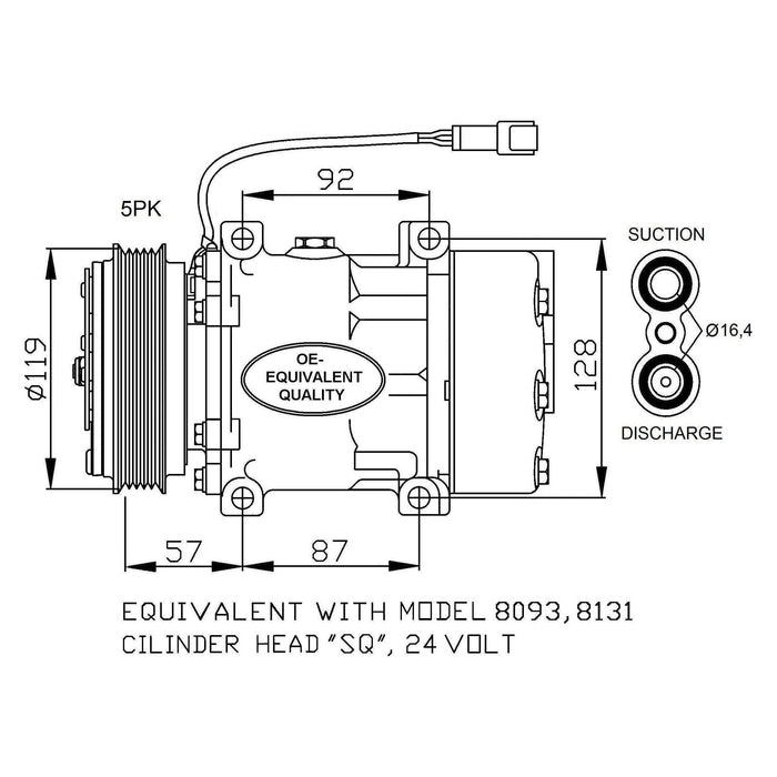 Nrf Radiators Compressor Renault Truck 32731 NRF  - Dynamic Drive