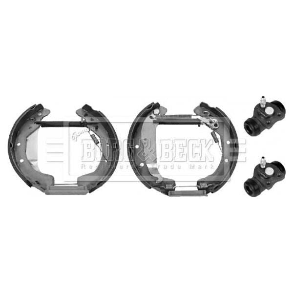 Genuine Borg & Beck Brake Shoe Kit fits GM Astra G 98  0704 BBS1150K