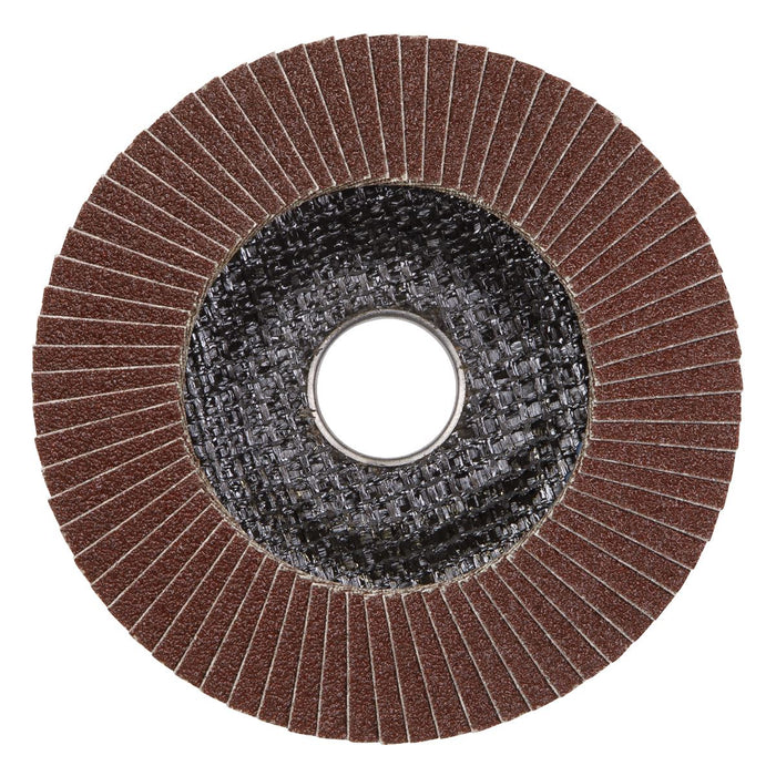 Sealey 115mm Aluminium Oxide Flap Discs 40Grit 22mm Bore - Pack of 10 FD11540E10 Sealey  - Dynamic Drive