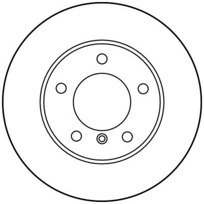 Genuine TRW Brake Disc (Pair) DF1599