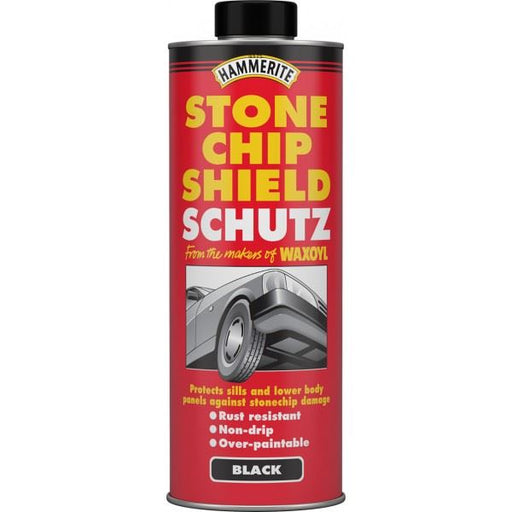 Hammerite Stone Chip Shield - Black - 1 Litre Hammerite  - Dynamic Drive