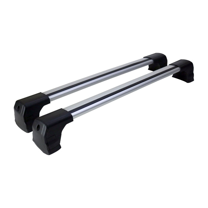 Aluminium Roof Bars Rack Black fits Volkswagen Caddy 2021- Iv