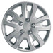 2x Silver 14" Caravan Wheel Trims Hub Caps for Bailey Pageant Imperial 2002 UKB4C  - Dynamic Drive