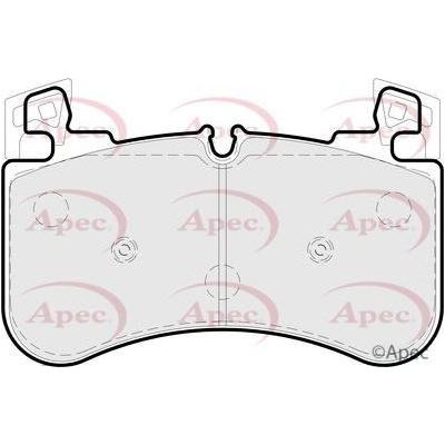 Apec Brake Pads Front Fits Land Rover Discovery V 3.009/18 -;Land 2.009