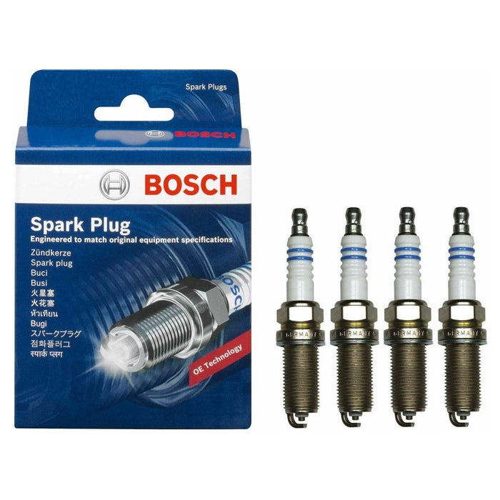 Bosch Spark Plug +9 FLR8LDCU+ 0242229654 x4