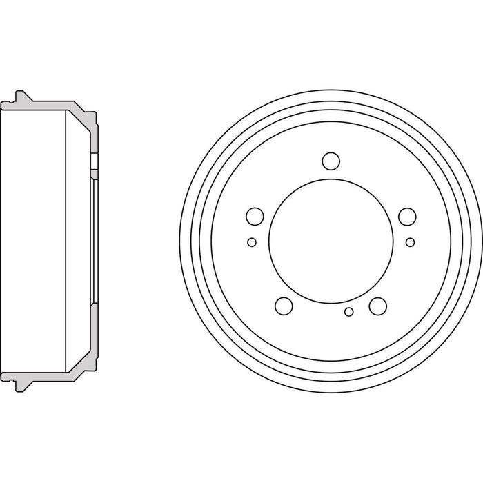 Apec Brake Drum Rear Fits Opel Movano Renault Master Vauxhall