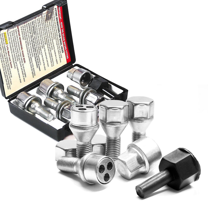 Locking Wheel Nuts with Chrome Covers (AHG) Fit Alloy & Steel wheels Autoinparts  - Dynamic Drive