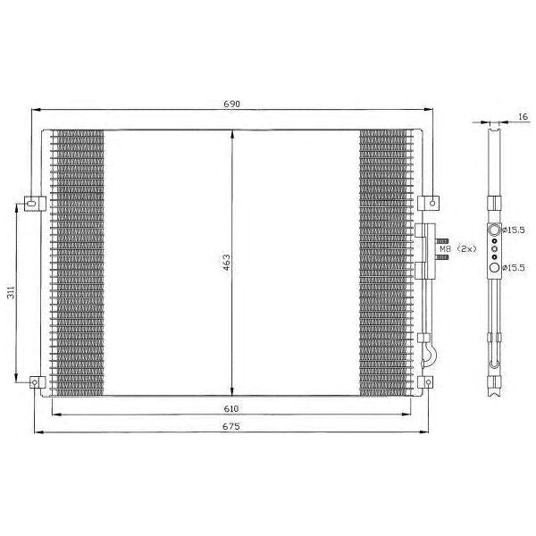 NRF Condenser 35275