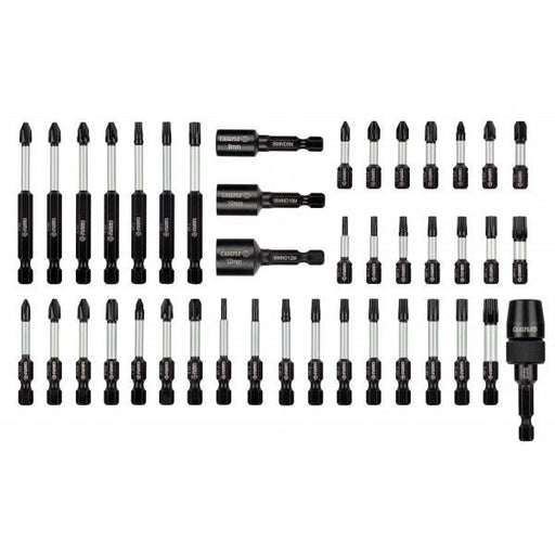 Carlyle Hand Tools Insert Bit Set - Impact Hex Bit - 1/4in. - 42 Piece Carlyle Hand Tools  - Dynamic Drive