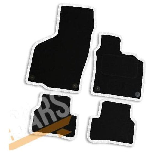 Tailored White Trim Carpet Mats VW Passat 05-07 Oval Clips + Clips 05 06 07 UKB4C  - Dynamic Drive