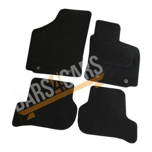 Tailored Red & White Trim Carpet Mats fits Seat Leon May 05-09 + Clips 05 06 07 08 09 UKB4C  - Dynamic Drive