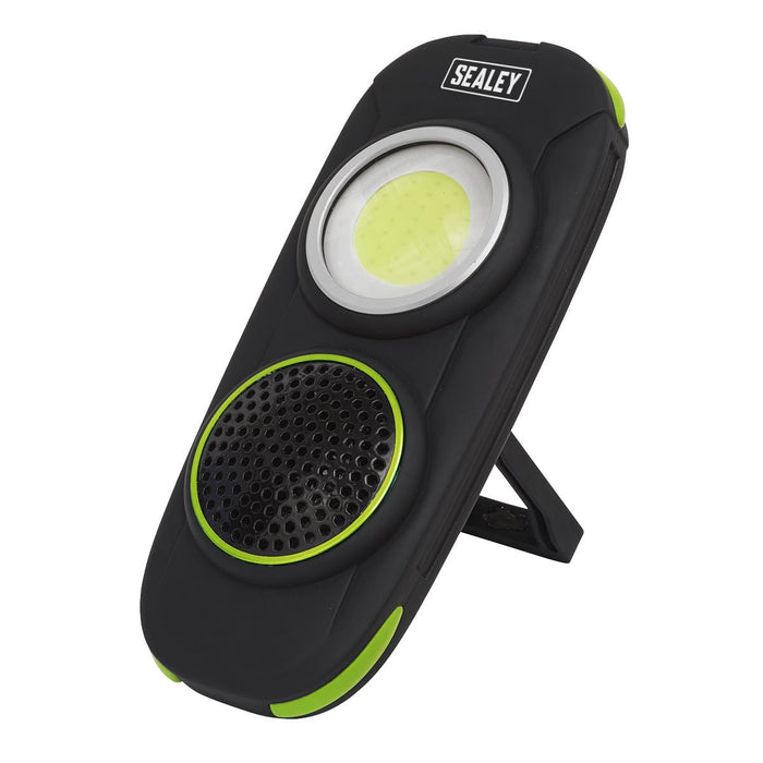 Sealey Rechargeable Torch with Wireless Speaker 10W COB LED LED50WS