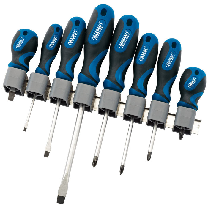 Draper Soft Grip Screwdriver Set (8 Piece) 48933 Draper  - Dynamic Drive