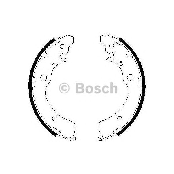 Genuine Bosch Brake Shoe Bs690 fits Suzuki Jimny VVT - 1.3 - 00- 0986487440