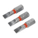 Sealey Power Tool Bit Slotted 5mm Colour-Coded S2 25mm Pack of 3 AK210508 Sealey  - Dynamic Drive