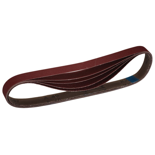 Draper Cloth Sanding Belt, 25 x 762mm, Assorted Grit (Pack of 5) 08702 Draper  - Dynamic Drive