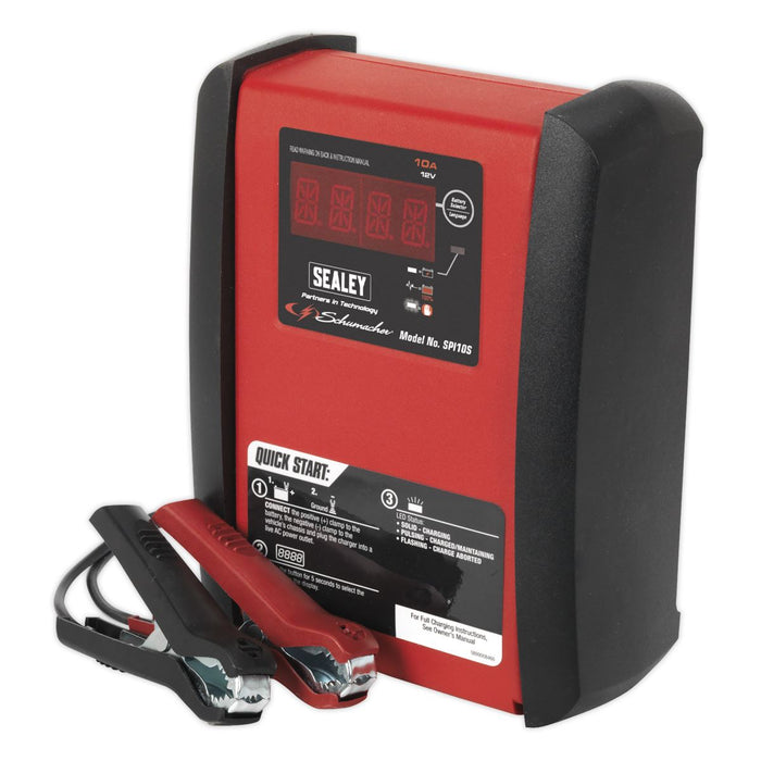 SCHUMACHER INTELLIGENT SPEED CHARGE BATTERY CHARG Sealey  - Dynamic Drive