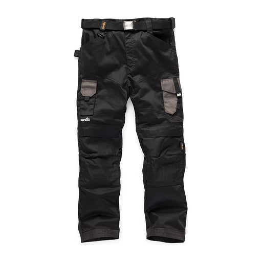 Scruffs Pro Flex Trousers Black 33S Scruffs  - Dynamic Drive