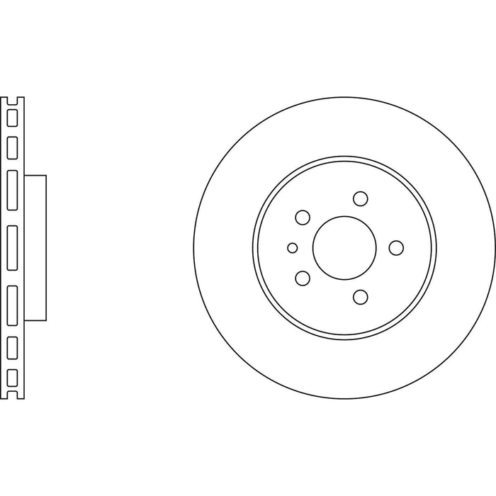 Apec Brake Disc Front Fits Alfa Romeo 147 156 164 Gt Fiat Doblo Tipo Lancia Them